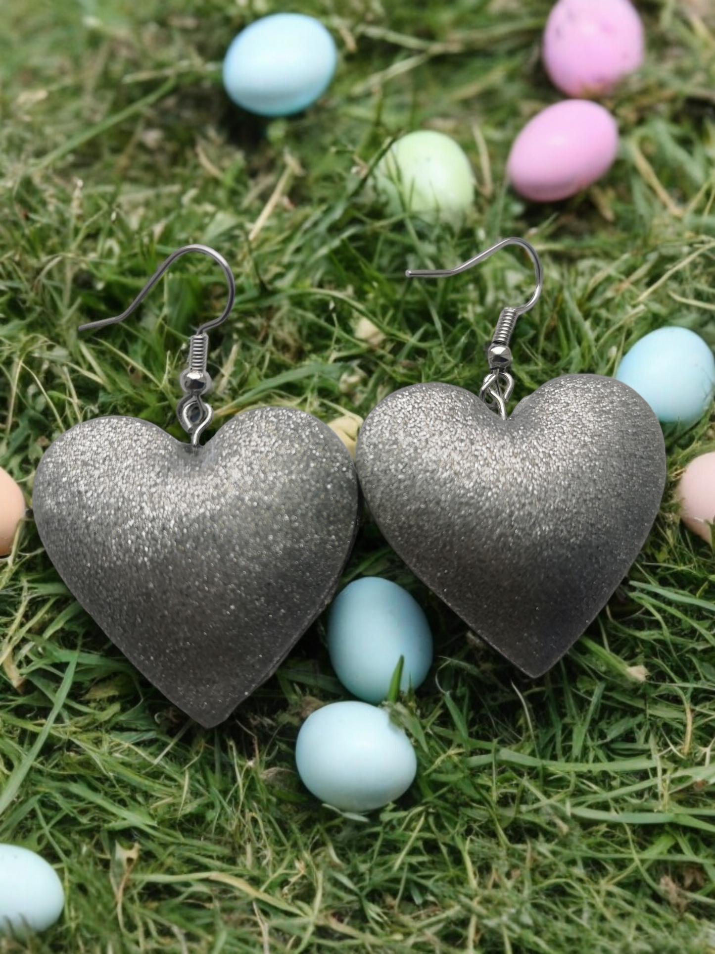 3D silver Heart