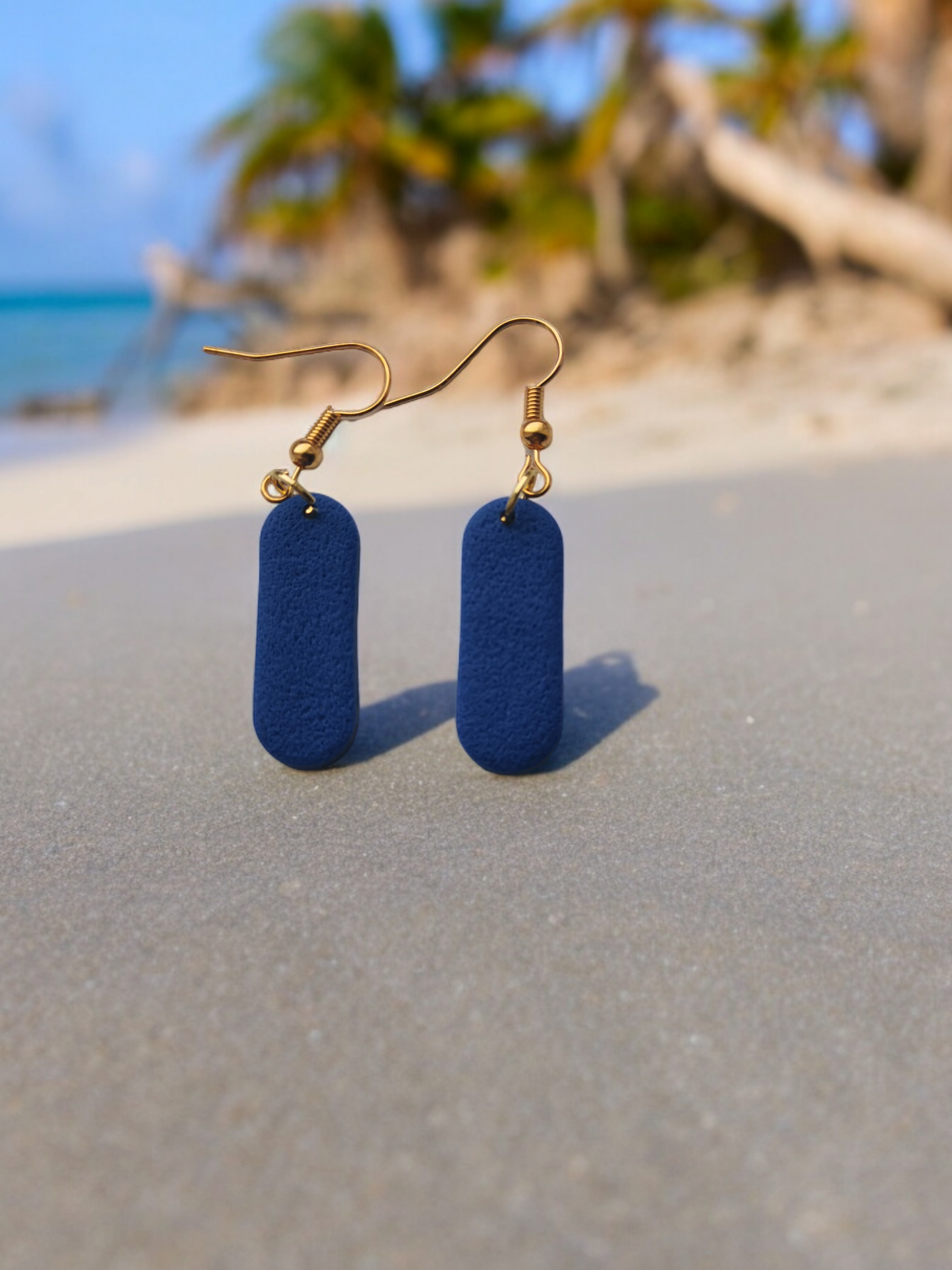 Blue earring