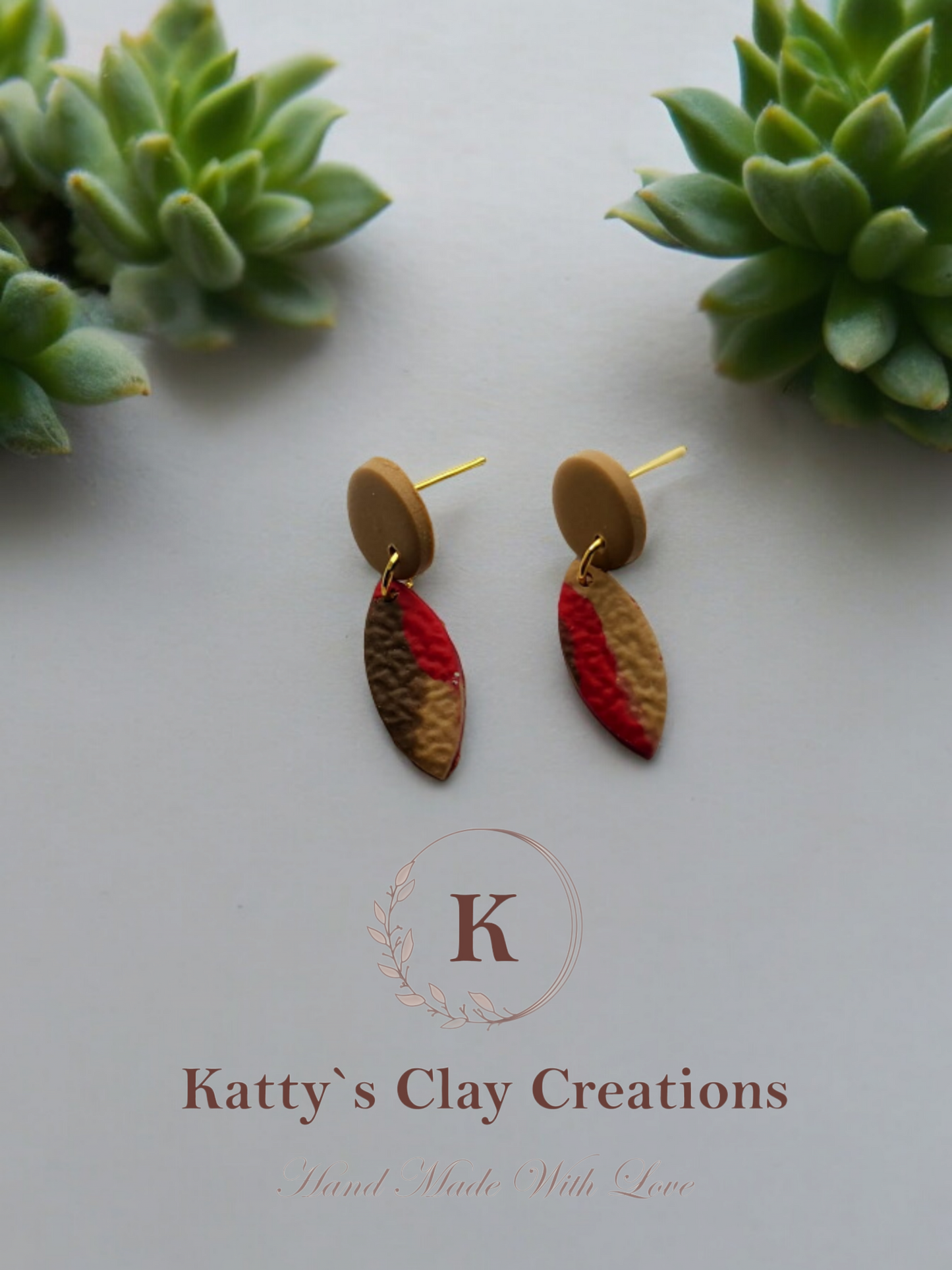 leaf-shaped dangle