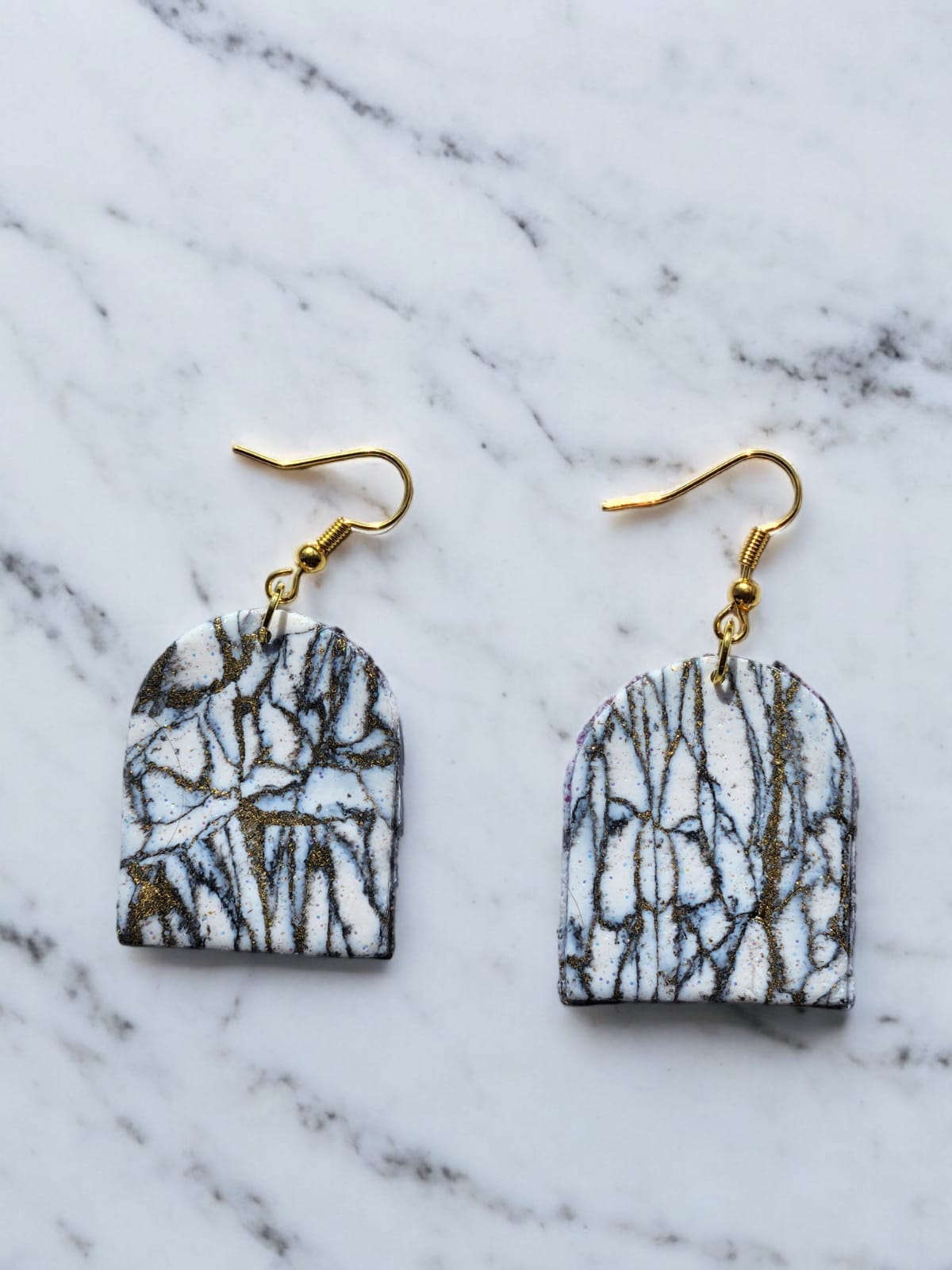 Arc of Marble earrings