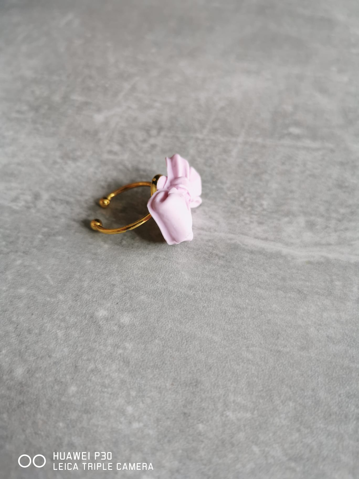 pink bow ring