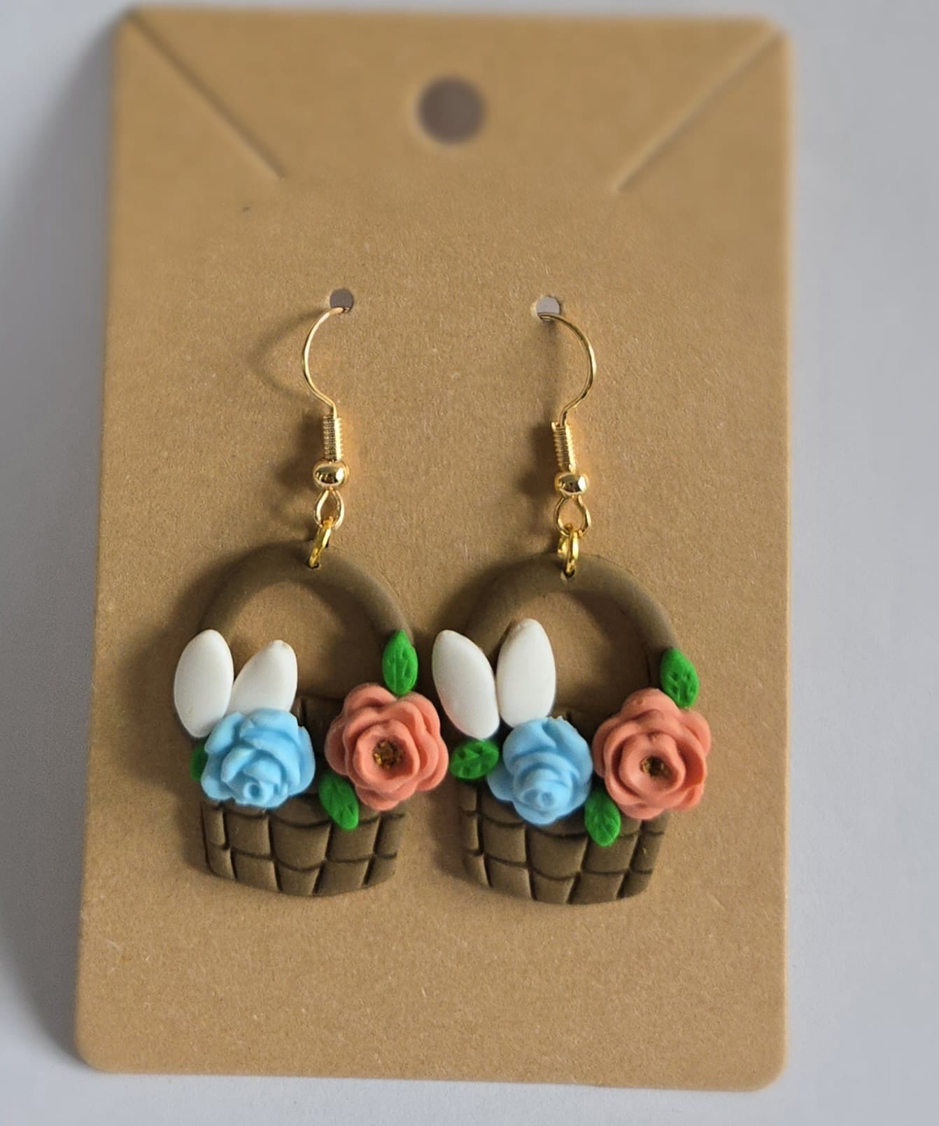 Spring Basket Earrings