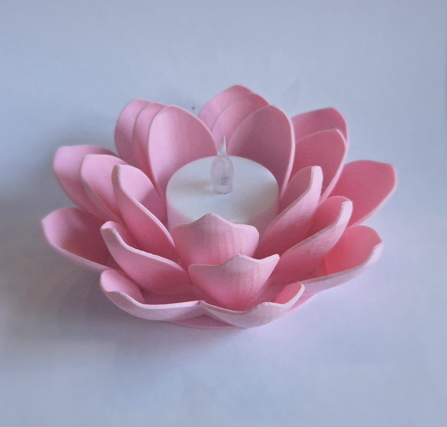 3D Lotus Candle Holder