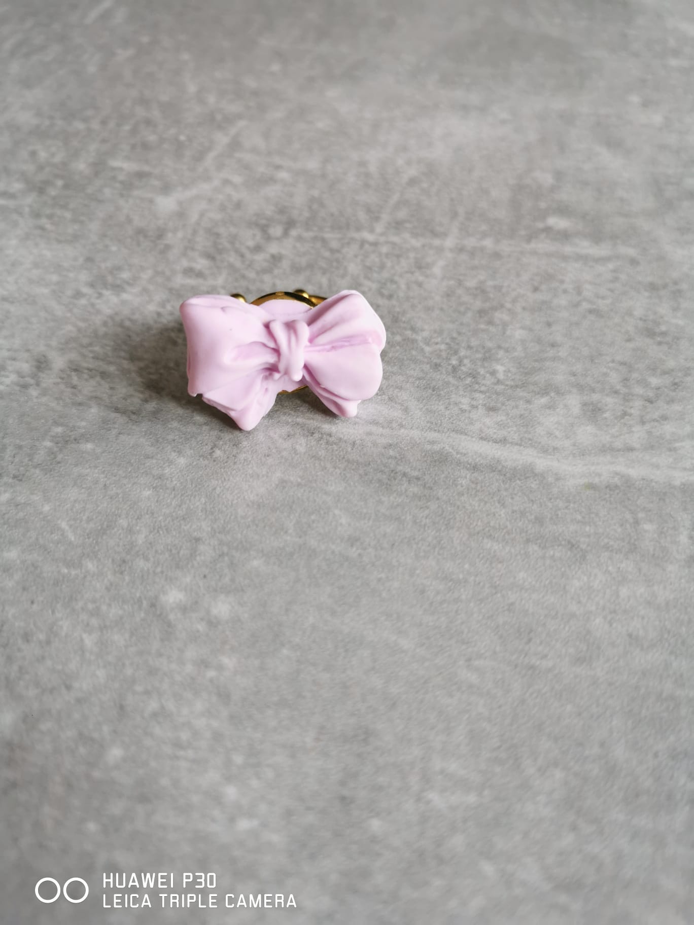 pink bow ring