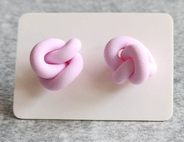 pastel pink knot