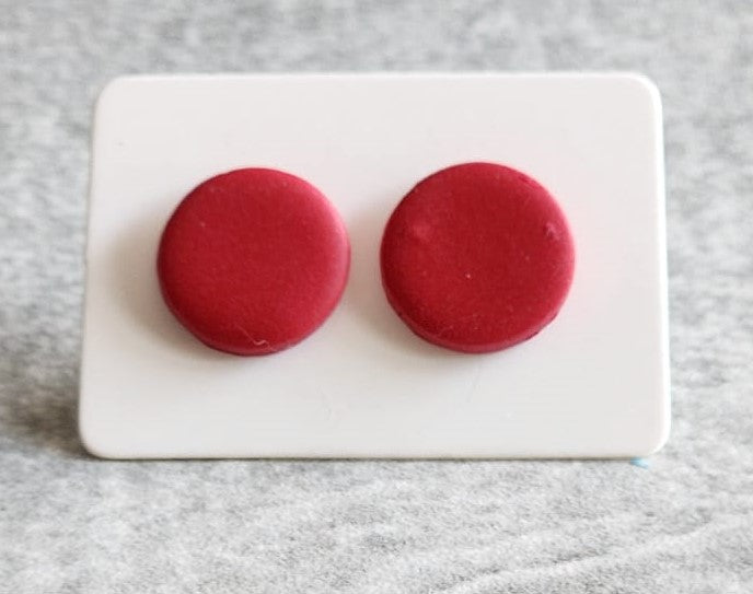 Red Circle stud