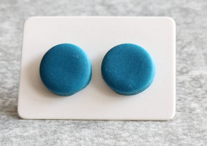 Turquoise Circle studs