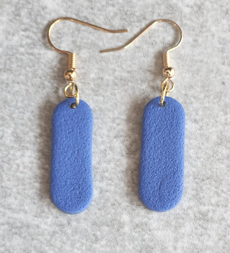Blue earring