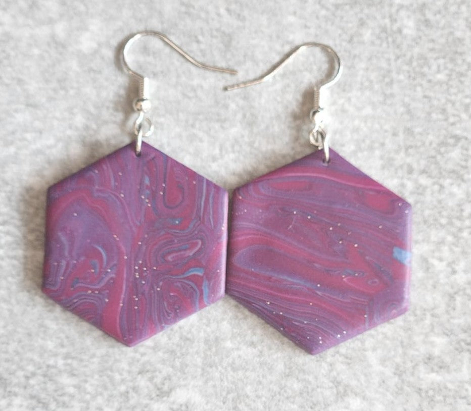 Purple Hexagonal