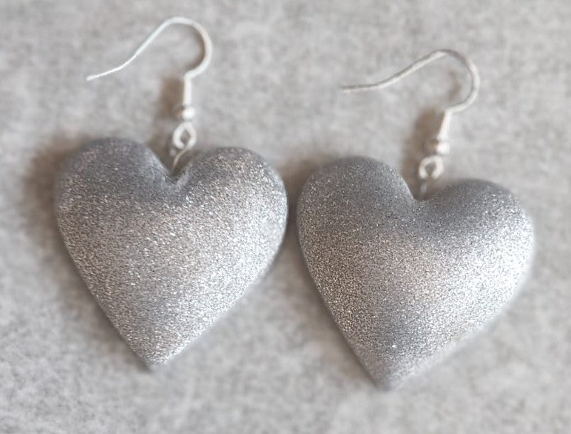 3D silver Heart