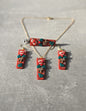 Festive Holiday Polymer Clay Jewellery Set