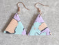 Pastel triangle colours