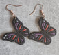 Butterfly Elegance: Handcrafted Polymer Clay Earrings